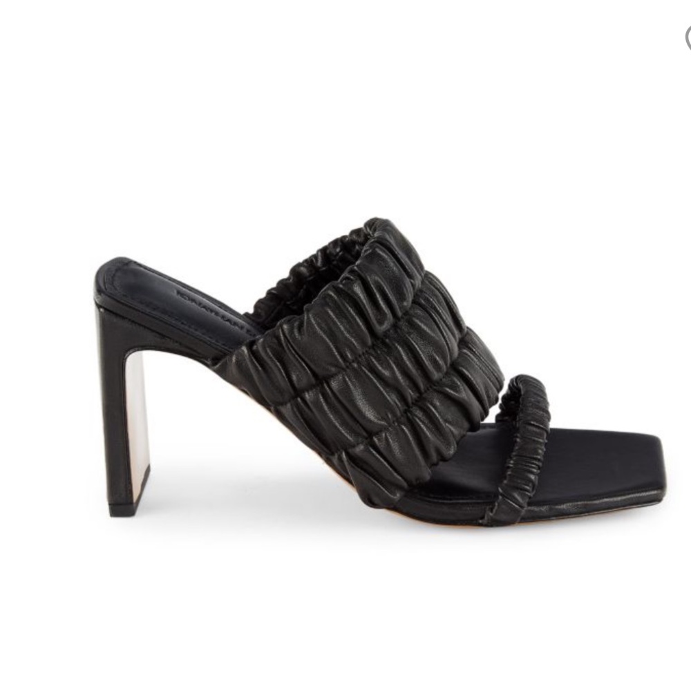 Jonathan Simkhai Felix Elastic Block-Heel Mules - image 1